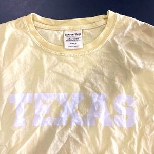 Texas crop t shirt